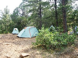 Campsite at Lovers Leap